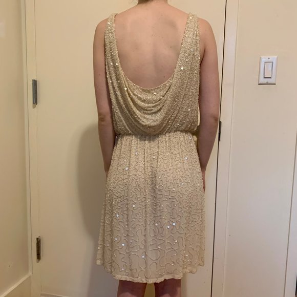 Alice + Olivia - Beaded Mini Dress - Picture 3 of 6